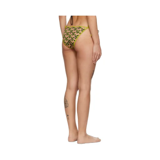 Greca-Print Side-Tie Bikini Bottoms