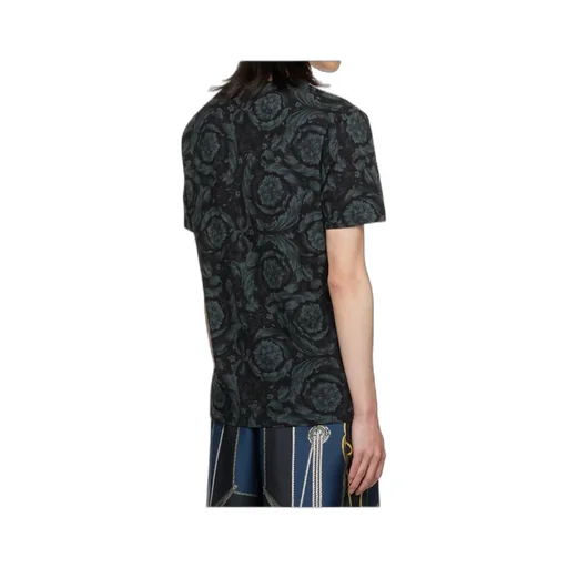 Barocco-Printed Crewneck T-Shirt
