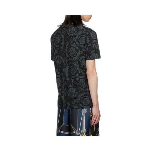 Barocco-Printed Crewneck T-Shirt