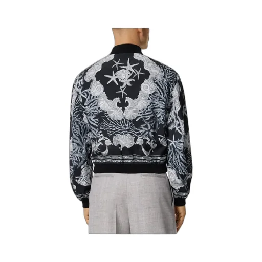 Barocco Sea Reversible Zipped Bomber Jacket