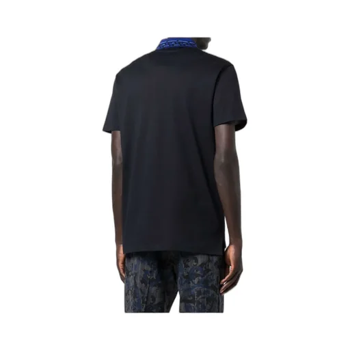 Intarsia Logo Short-Sleeved Polo Shirt