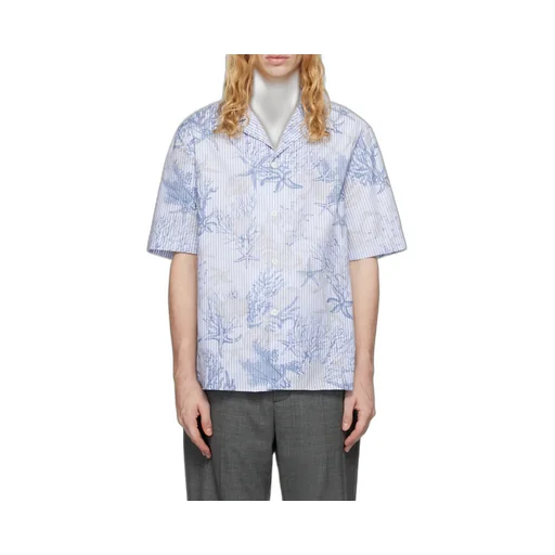 Barocco Sea Printed Short-Sleeved Shirt