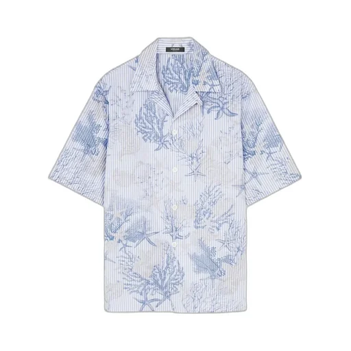 Barocco Sea Printed Short-Sleeved Shirt