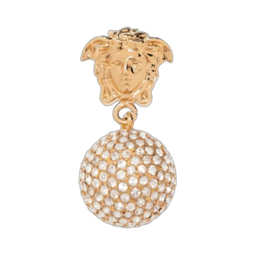 Medusa Crystal Drop-Pendant Earrings