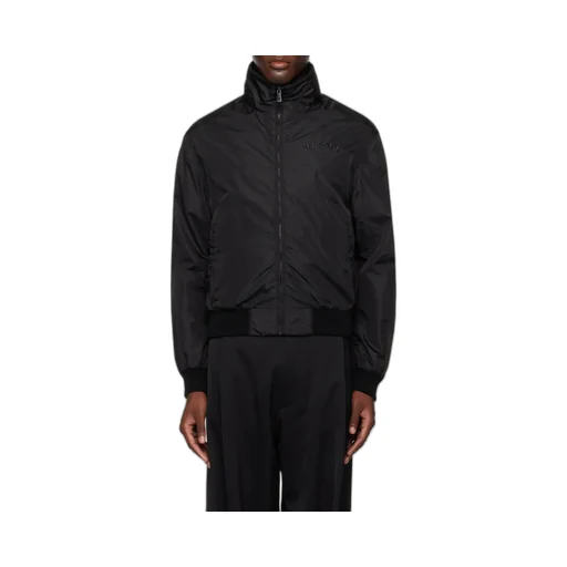 Logo-Embroidered Zipped Bomber Jacket