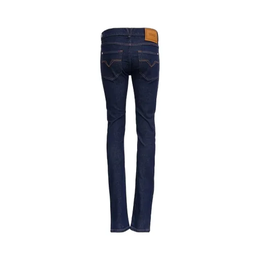 Logo Patch Straight-Leg Jeans