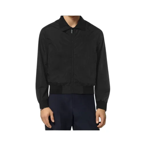 Logo-Embroidered Zipped Bomber Jacket