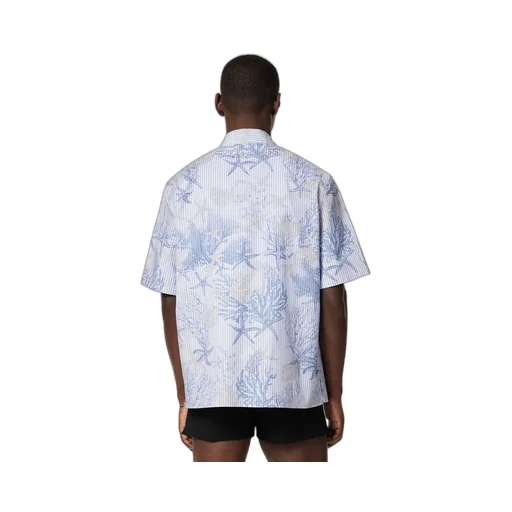 Barocco Sea Printed Short-Sleeved Shirt