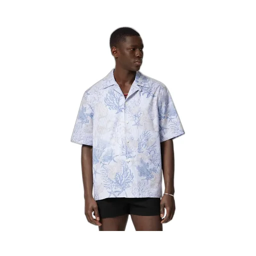 Barocco Sea Printed Short-Sleeved Shirt