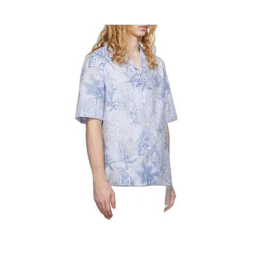 Barocco Sea Printed Short-Sleeved Shirt