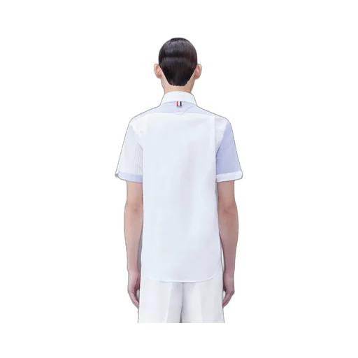 Panelled Short-Sleeve Shirt