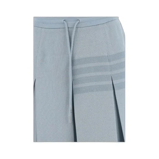 Drawstring Pleated Skirt