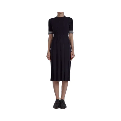 Cable-Knit Cotton Midi Dress
