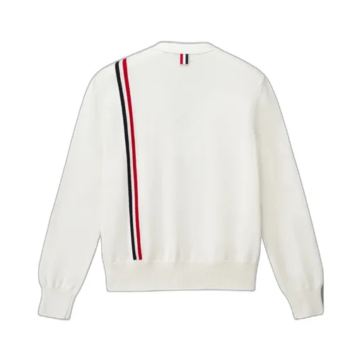 Rwb Stripe Intarsia Cotton Cardigan
