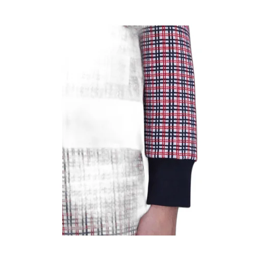 Check Jacquard 4-Bar Sweatshirt