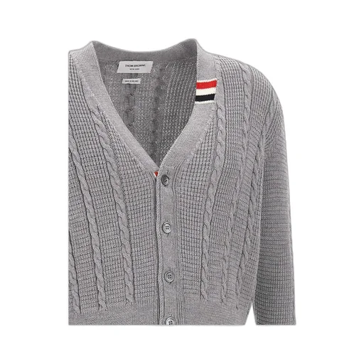 V-Neck Buttoned Knitted Cardigan