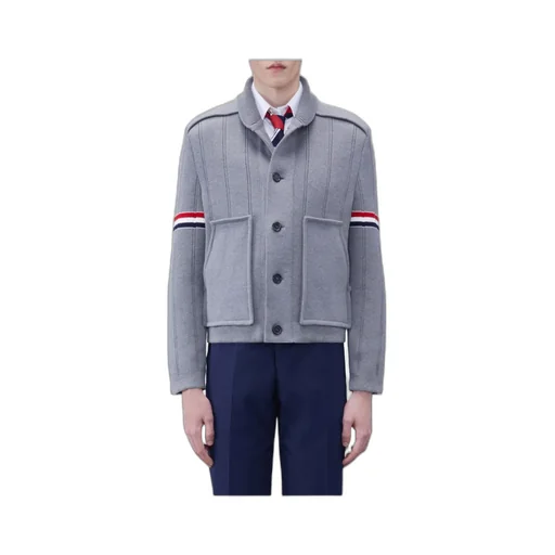 Fine-Ribbed Shirt Jacket