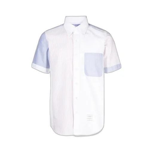 Panelled Short-Sleeve Shirt