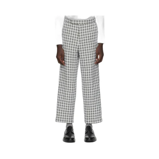 Checked Tailored Trousers