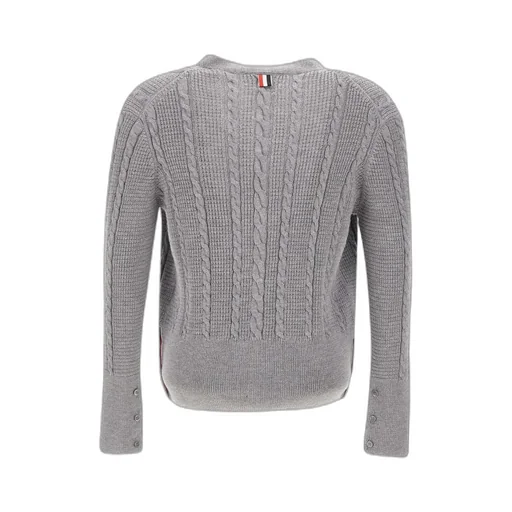 V-Neck Buttoned Knitted Cardigan