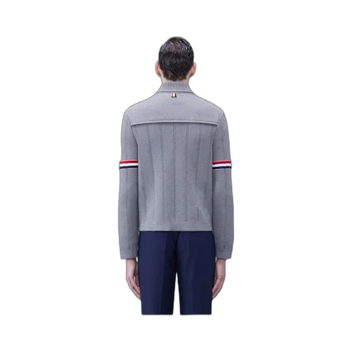 Fine-Ribbed Shirt Jacket