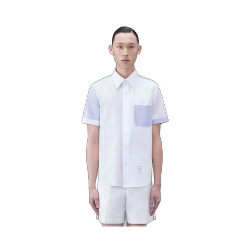 Panelled Short-Sleeve Shirt