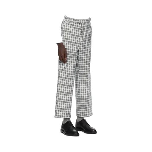 Checked Tailored Trousers