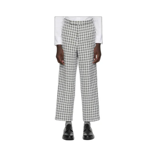 Checked Tailored Trousers