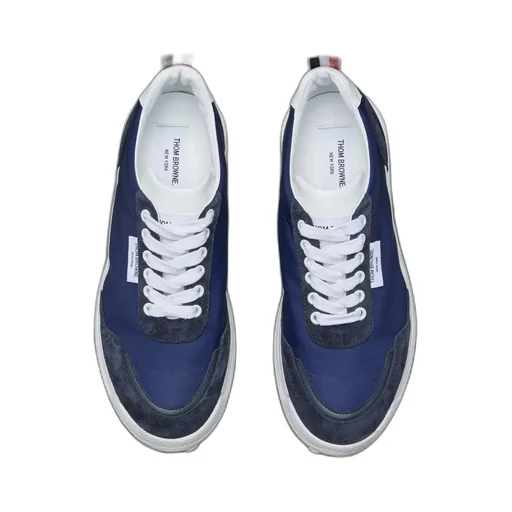 Round-Toe Lace-Up Sneakers