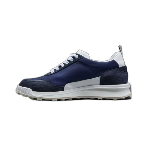 Round-Toe Lace-Up Sneakers