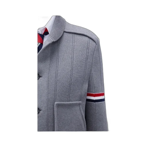 Fine-Ribbed Shirt Jacket
