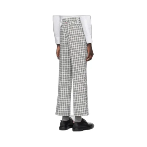 Checked Tailored Trousers
