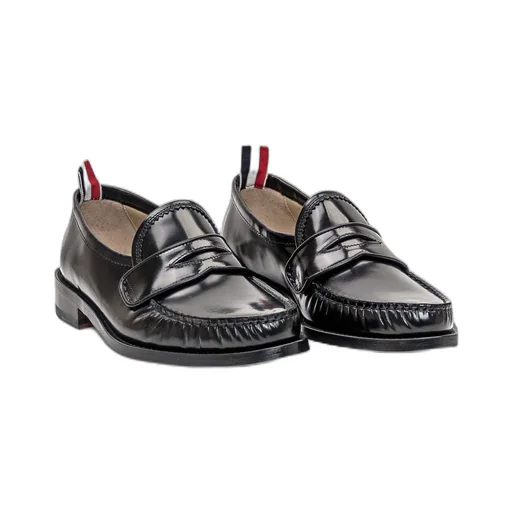 Ruched-Detail Slip-On Loafers