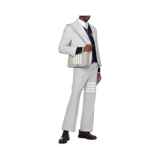 4-Bar Striped Tailored Trousers