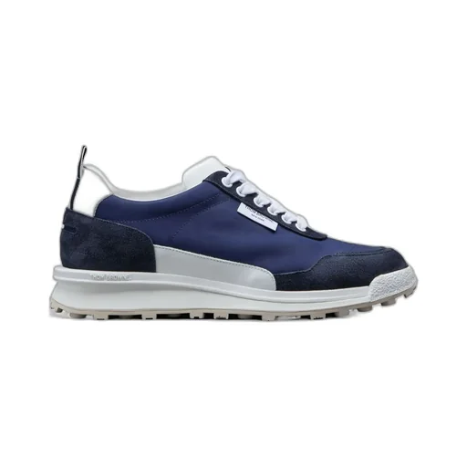 Round-Toe Lace-Up Sneakers