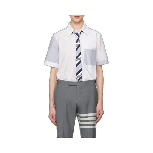 Panelled Short-Sleeve Shirt