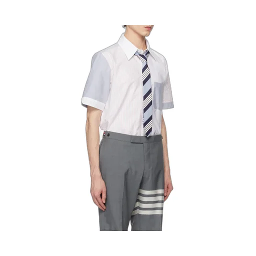Panelled Short-Sleeve Shirt