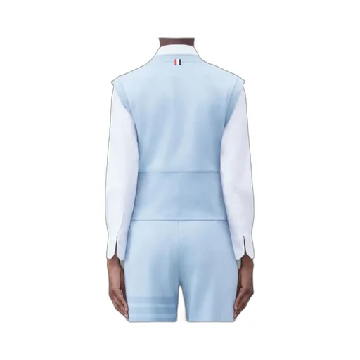 Double Face Knit 4-Bar Shell Top