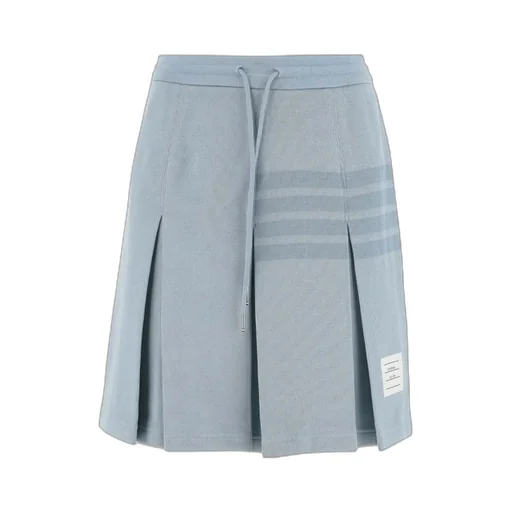 Drawstring Pleated Skirt