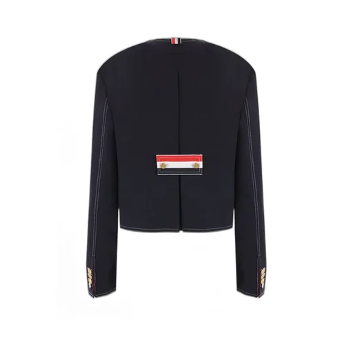 Rwb-Detail Crewneck Cropped Jacket