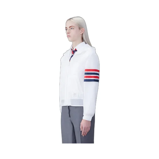 4-Bar Stripe Detailed Hooded Jacket