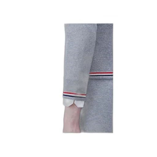 Cashmere Knitted Zip-Up Hoodie