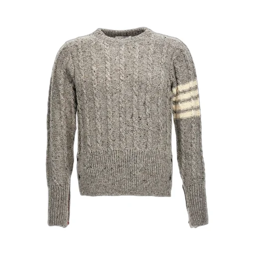 4-Bar Crewneck Knitted Jumper
