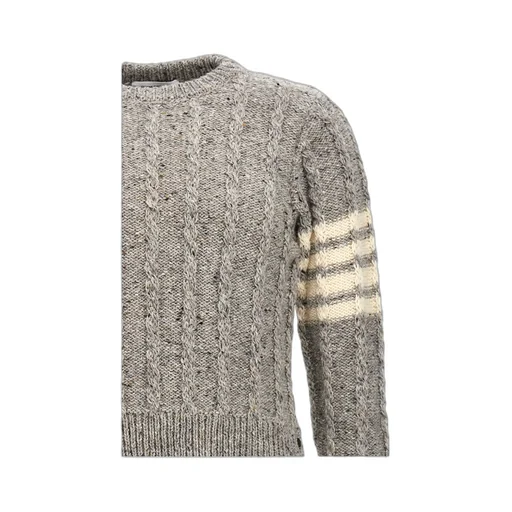 4-Bar Crewneck Knitted Jumper