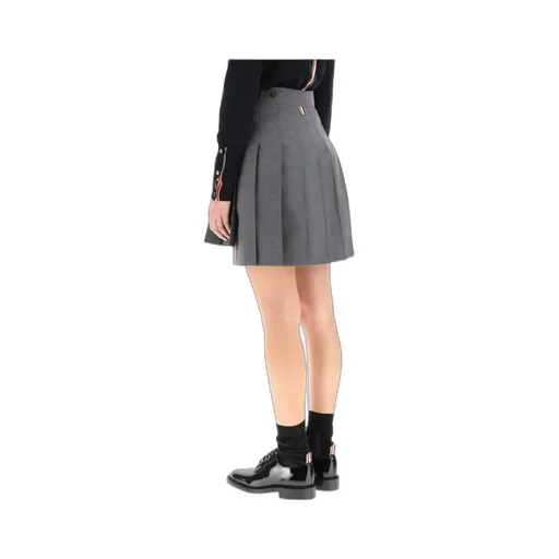 Pleated Mini Skirt