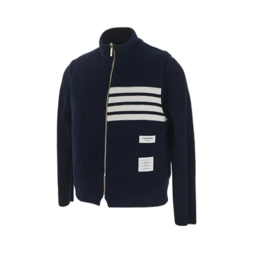 Padded Press-Stud Ribbed Jacket