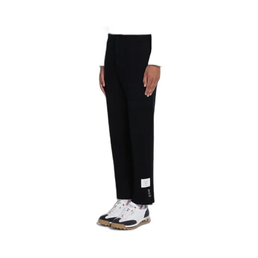 Cropped Pinstripe Trousers