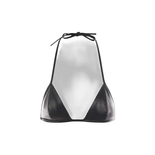 Halterneck Leather Top
