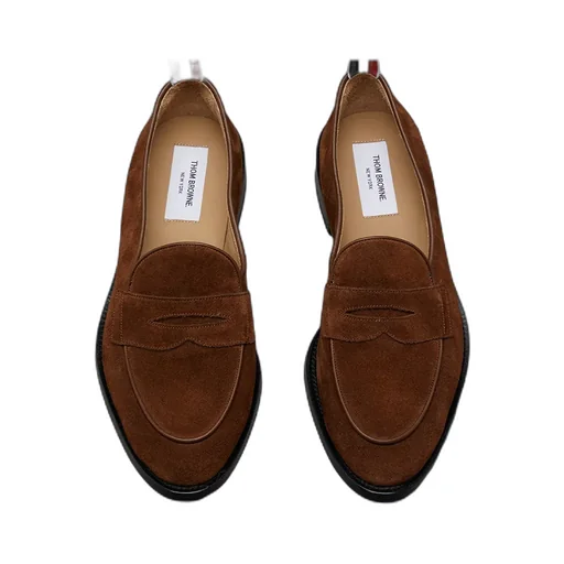Rwb Striped Varsity Penny Loafers