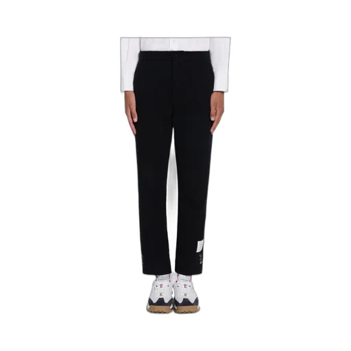 Cropped Pinstripe Trousers